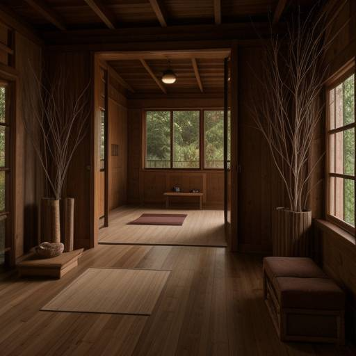 minimalist meditation room idea