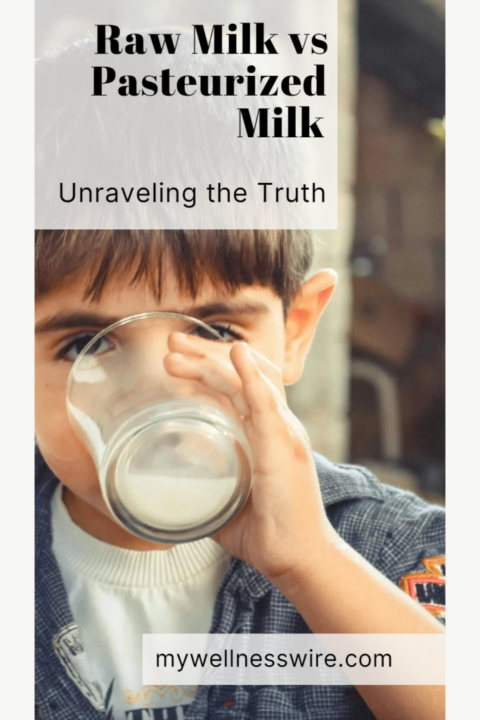 Raw mild vs pasteurized milk pin image