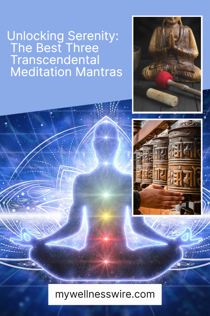 Transcendental meditation mantra pin image 