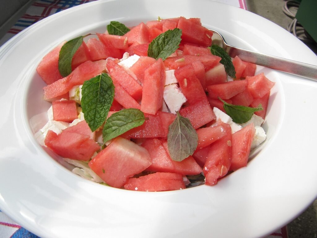 Watermelon Feta Salad with Mint